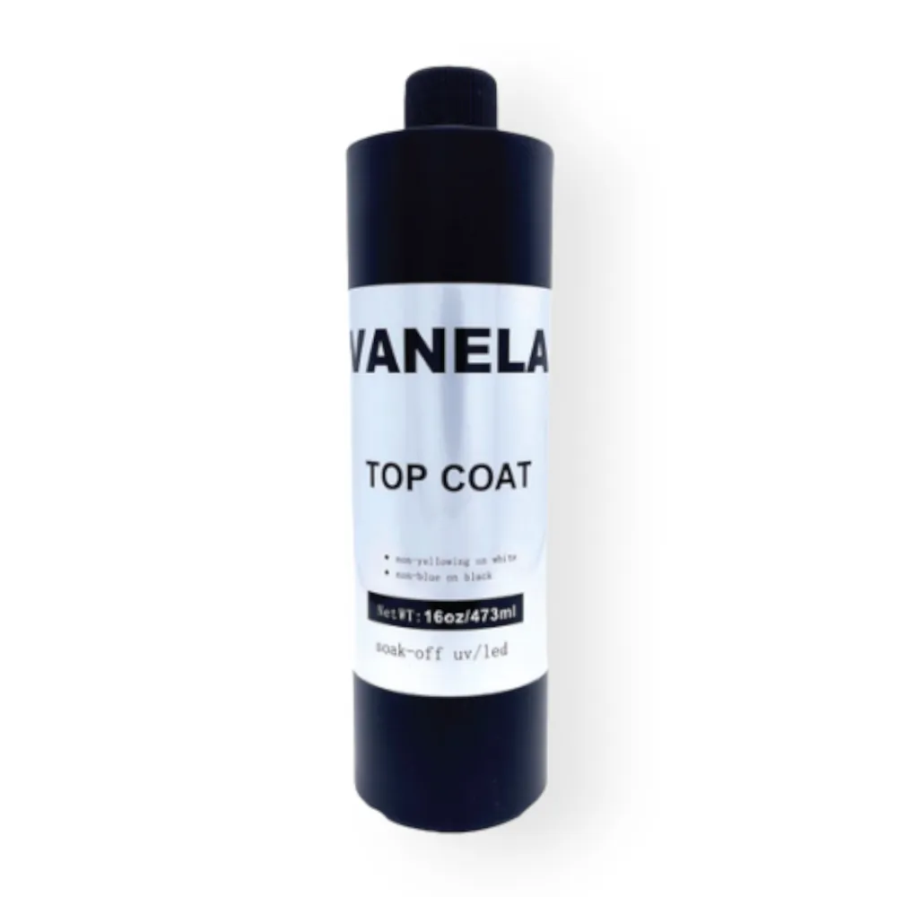 Vanela LED/UV Gel Top Coat 16oz