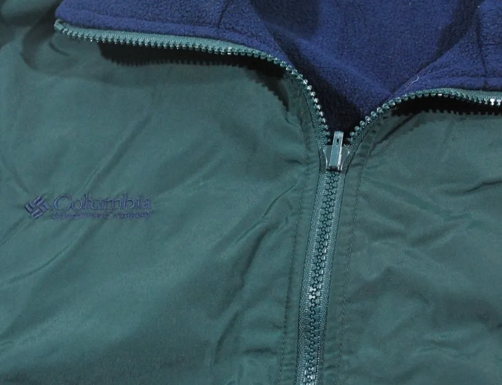 Vintage Columbia Vest Reversible Size Small