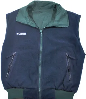 Vintage Columbia Vest Reversible Size Small
