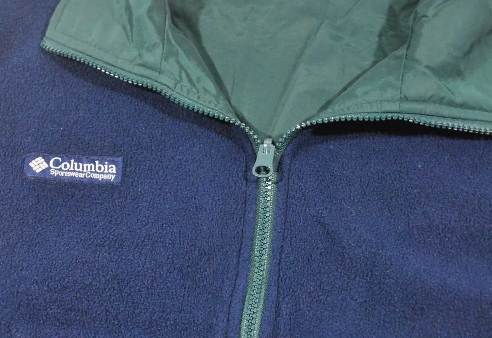 Vintage Columbia Vest Reversible Size Small