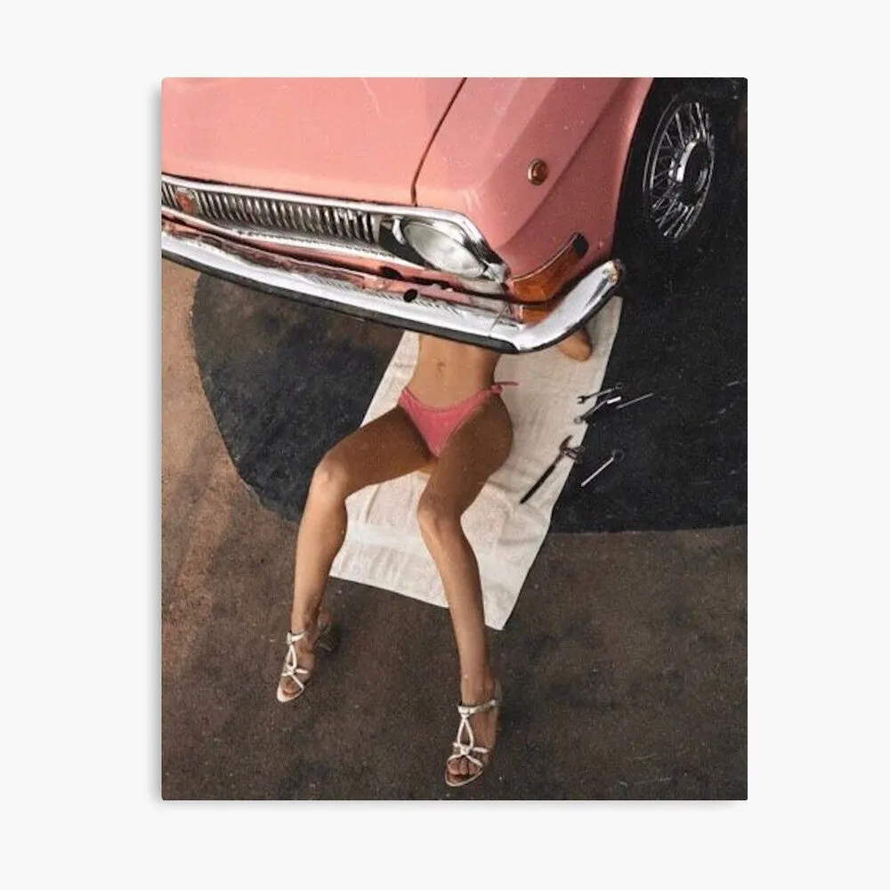 Vintage Fashion Mechanic Poster