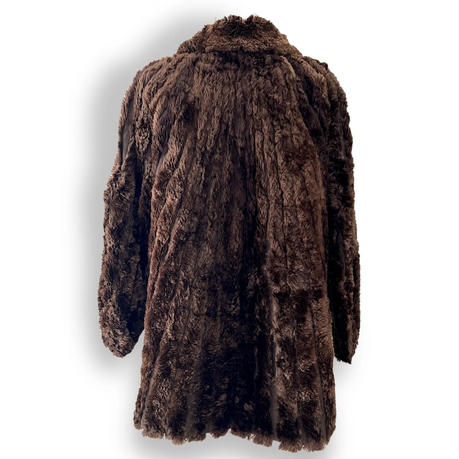 Vintage Shaved Mink Fur Coat