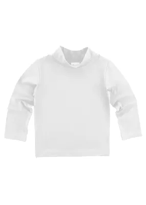 White Mock Turtleneck