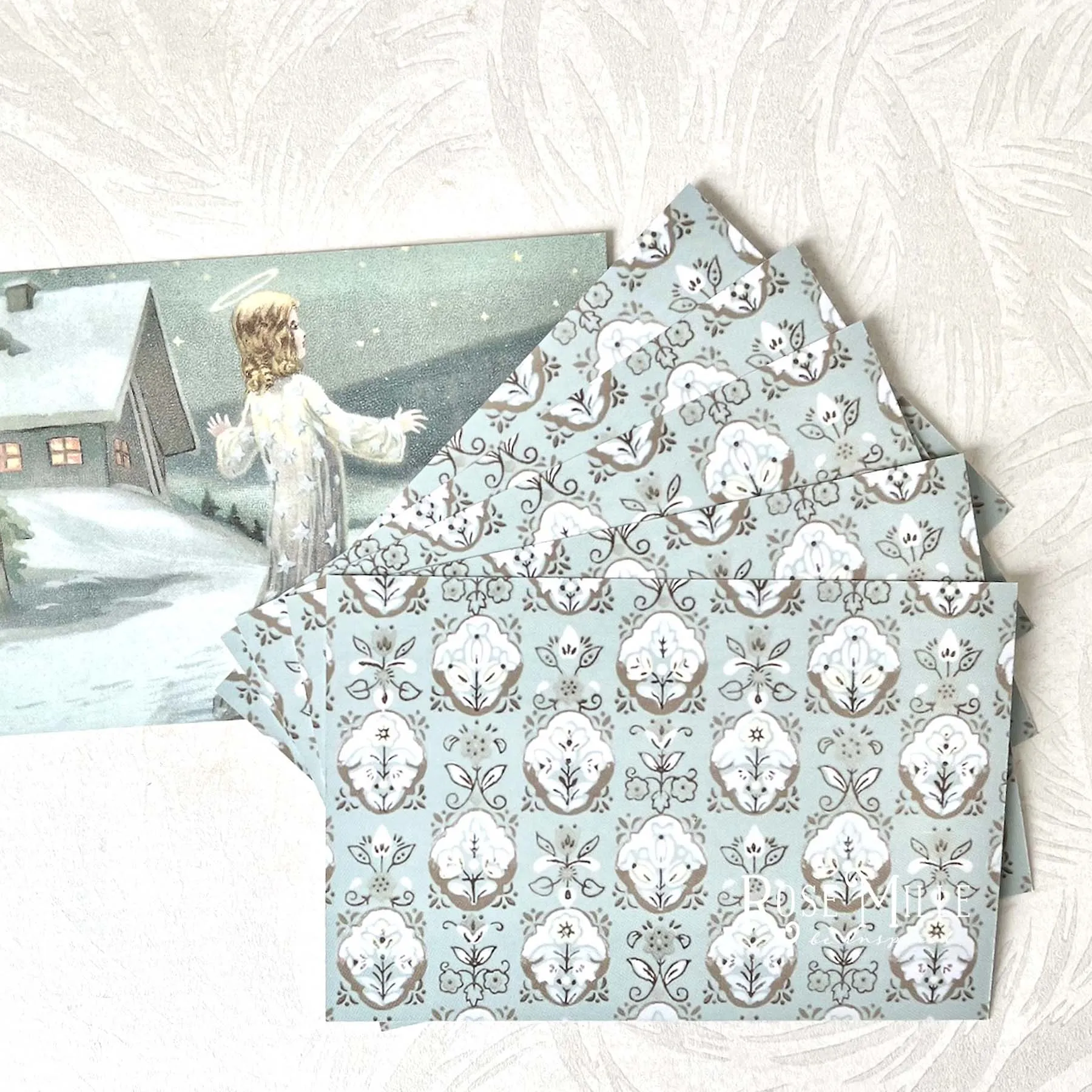 Winter Angel - Layering Cards