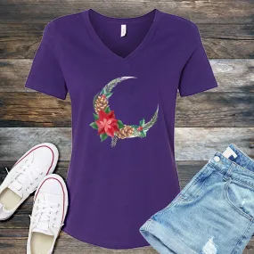 Winter Harvest Moon V-Neck