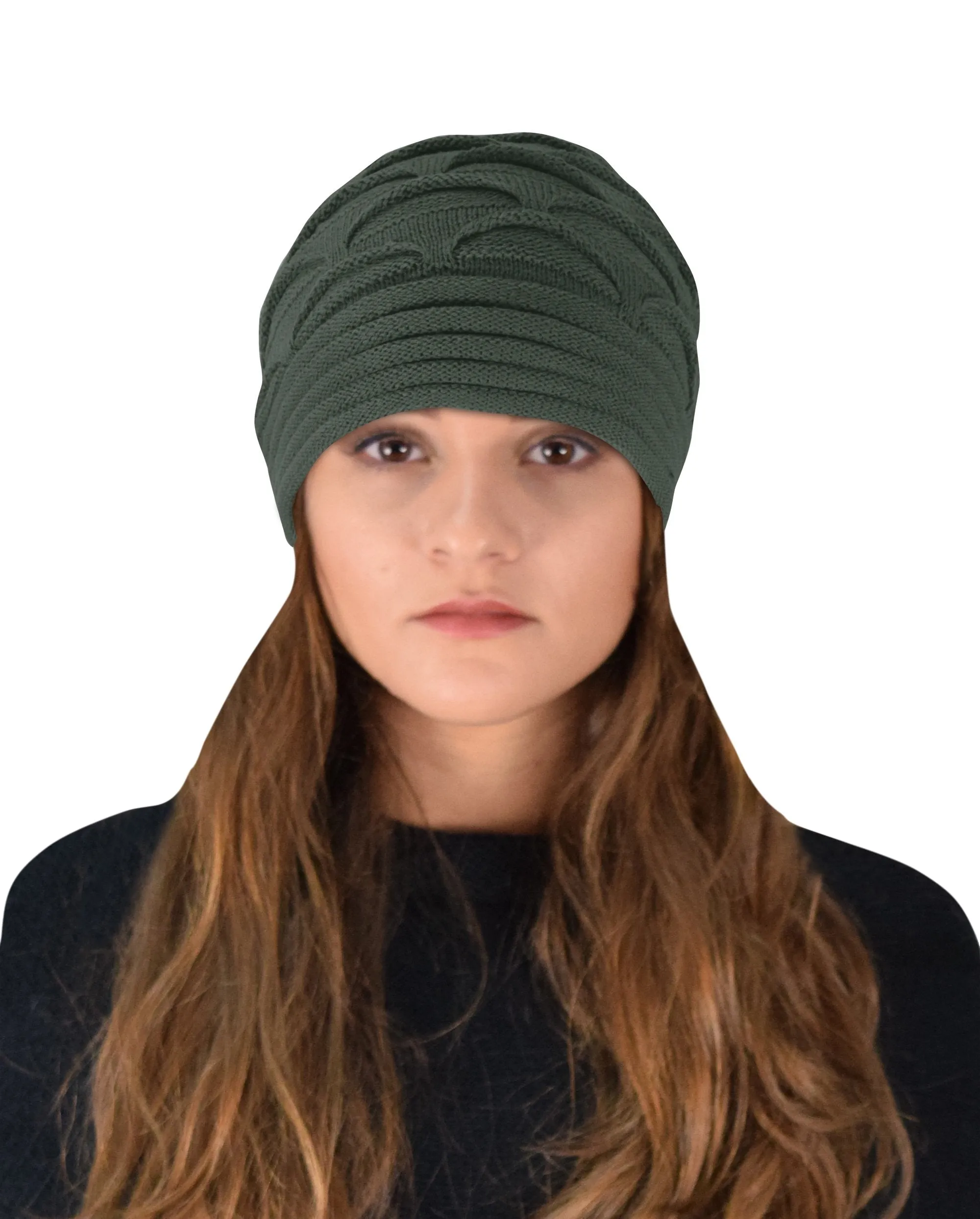 Winter Warm Soft Knitted Baggy Beanie Slouchy Hat Skull Cap