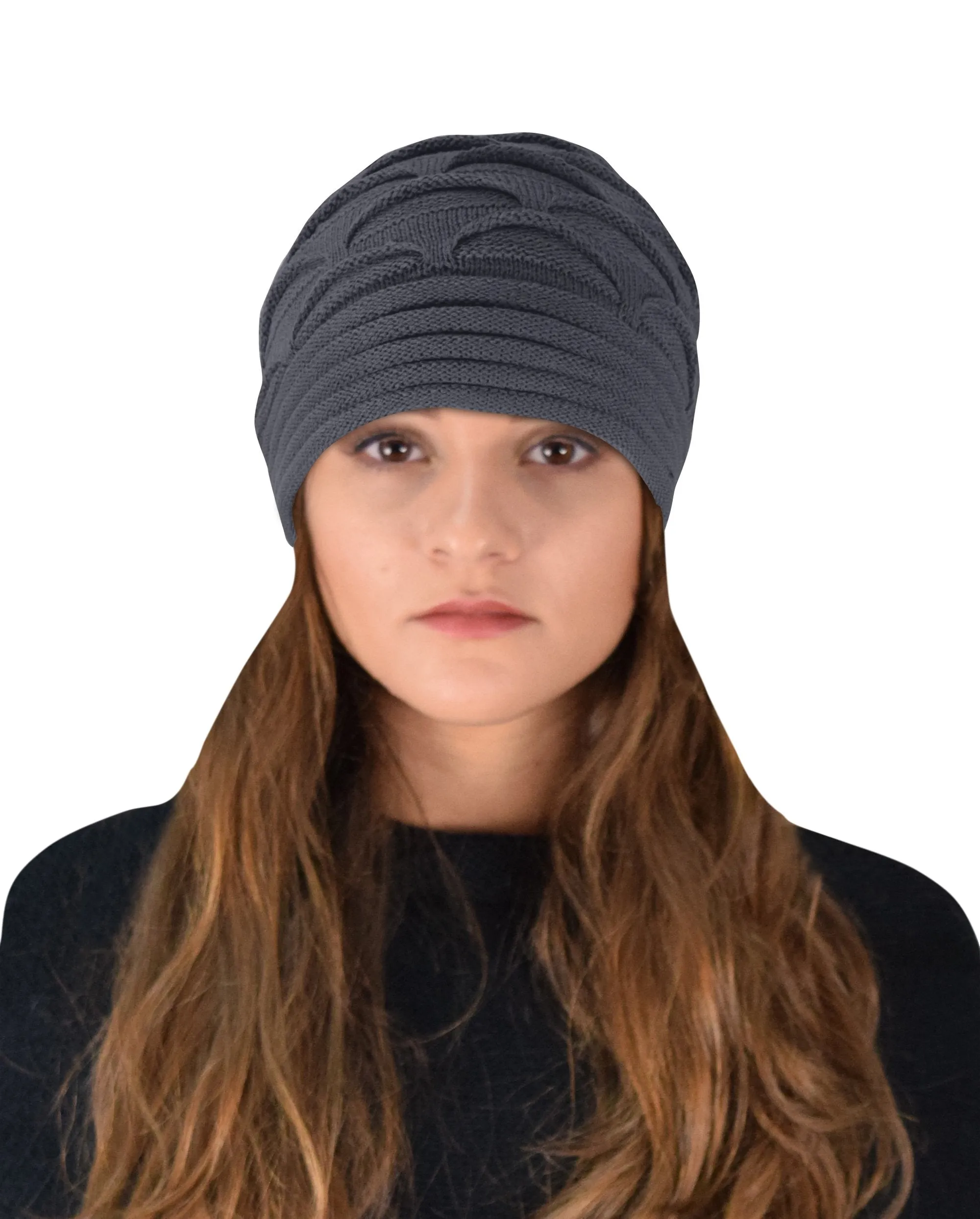 Winter Warm Soft Knitted Baggy Beanie Slouchy Hat Skull Cap