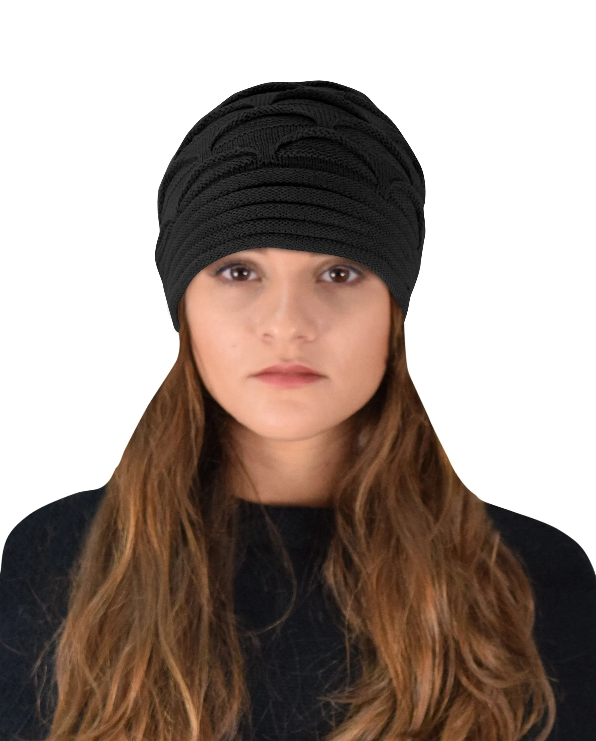 Winter Warm Soft Knitted Baggy Beanie Slouchy Hat Skull Cap