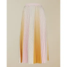 Women Noviia-Ombre Pleated Skirt - Yellow