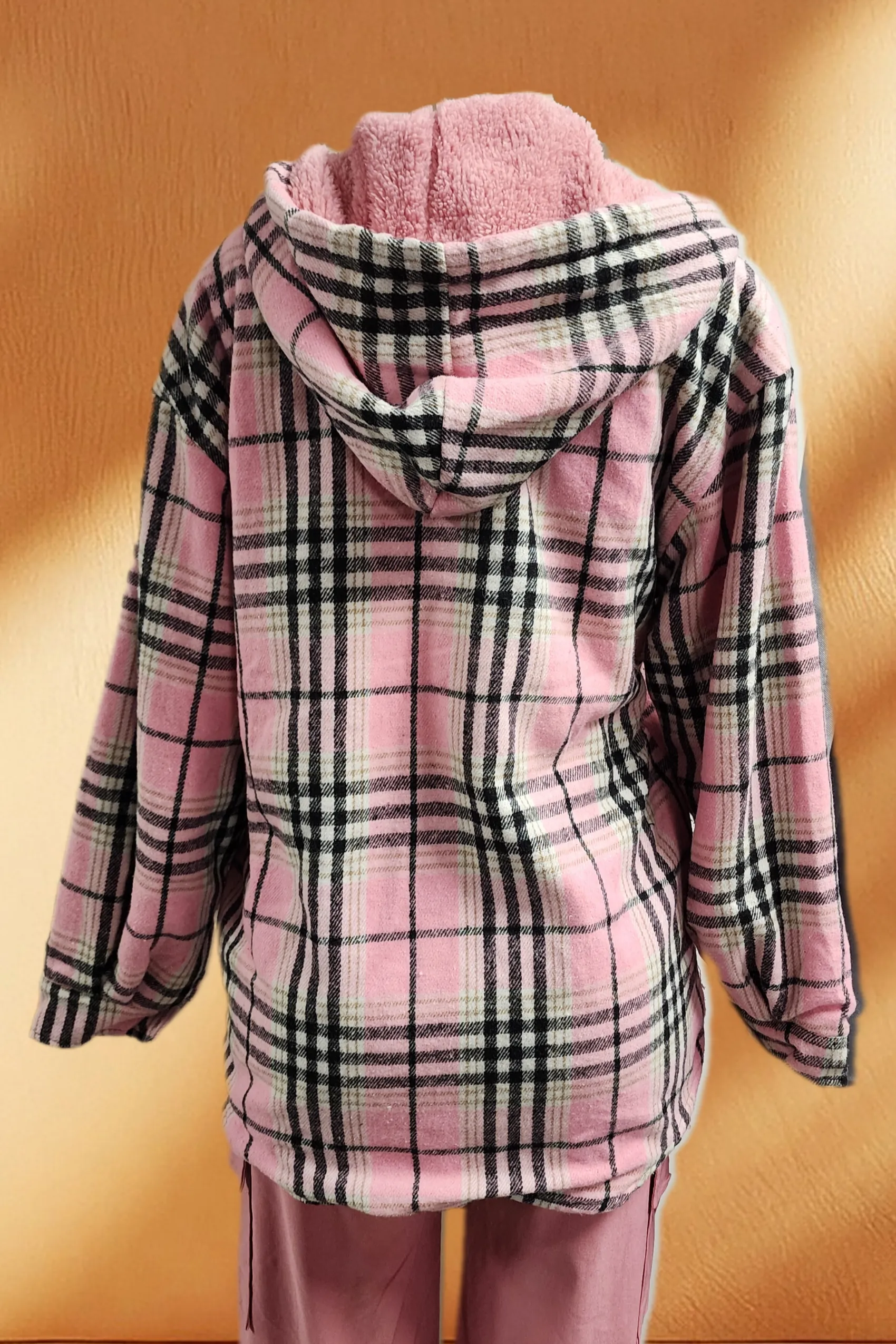 Women's Plaid/Flannel Jacket with Fleece