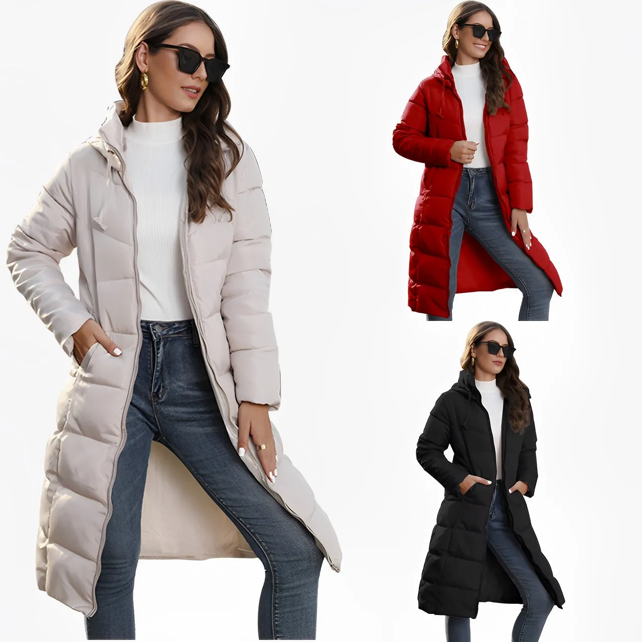 Women's Slim Fit Cotton Padded Jacket