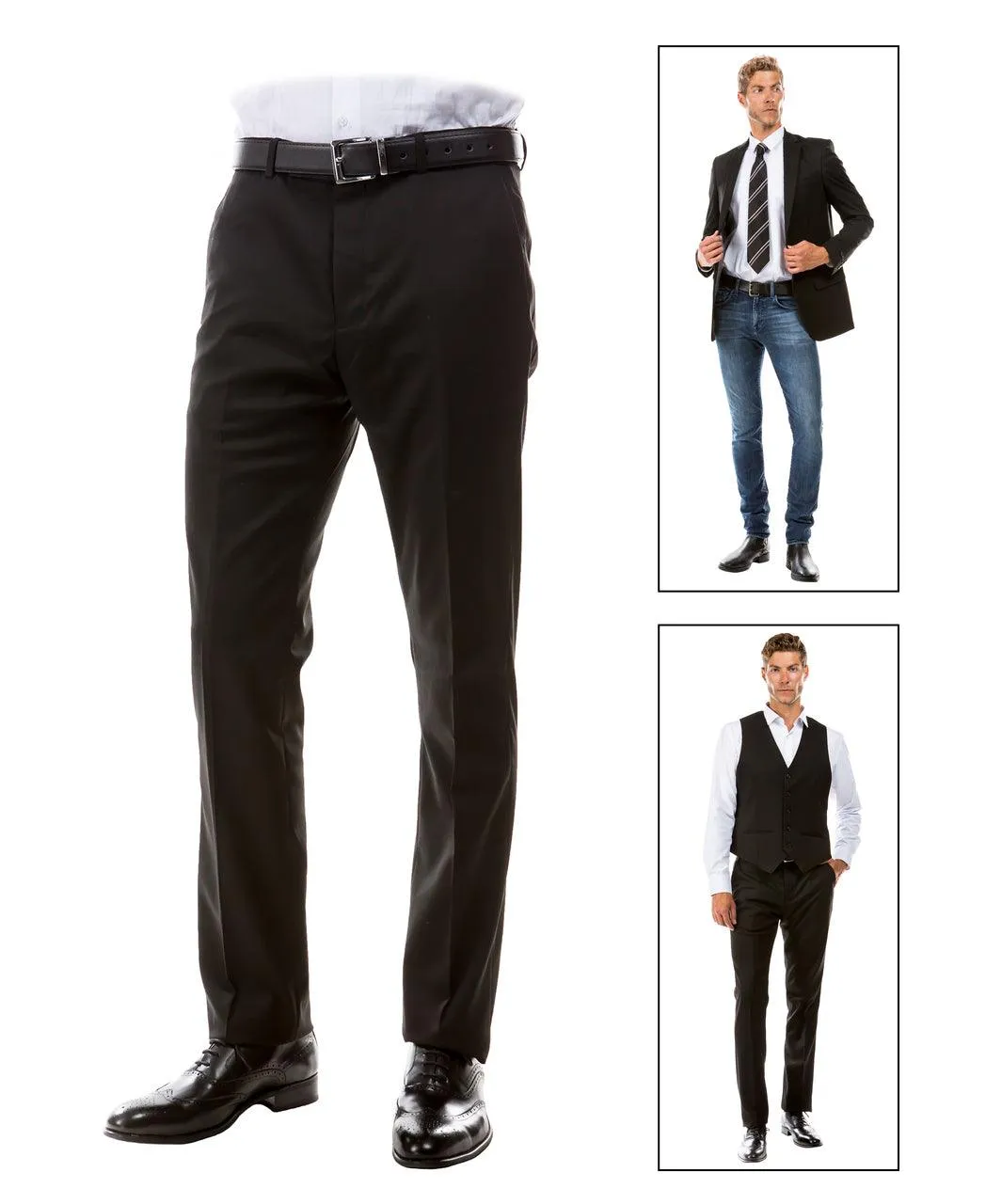 Zegarie Slim Fit Suit Separates Pants, Gunpowder Grey